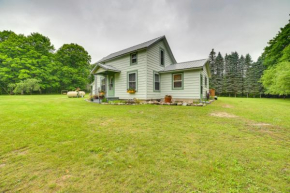 Fife Lake Farmhouse Peaceful Yard and Fire Pit!